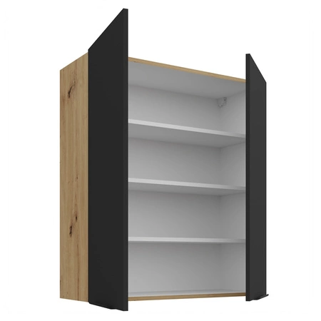 Szafka kuchenna wisząca Alatri Ar 80 G-90 2F szafka kuchenna odporna na uszkodzenia wykończenie frontów w technologii anti fingerprint