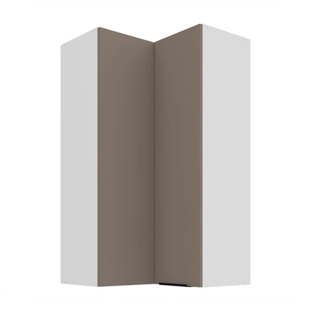 Szafka kuchenna narożna wisząca Fiuggi Wh 60x60 GN-108 2F odporna na uszkodzenia wykończenie frontów w technologii anti fingerprint