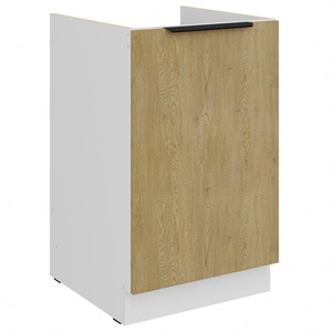 Szafka kuchenna pod zlewozmywak Cremona 50 ZL 1F BB metalowy uchwyt krawędziowy szafka odporna na działanie wilgoci i uszkodzenia