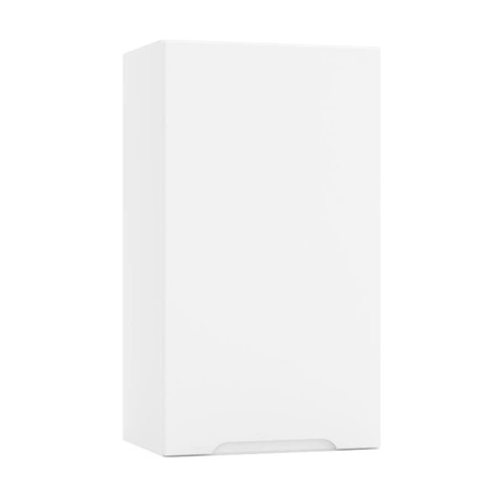 Zestaw mebli kuchennych Zova 240 cm biały meble do kuchni odporne na wilgoć parę wodną i uszkodzenia frezowane uchwyty