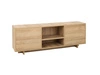 Szafka RTV Noma 180 cm dąb riviera elegancka stylistyka prosta forma mebla wpisująca się w każde wnętrze fronty szafka z systemem push to open