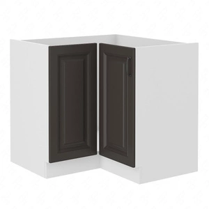 Szafka kuchenna narożna Silver 90x90 DN 2F BB szafka odporna na parę wodną wysoką temperaturę i rozlaną ciecz