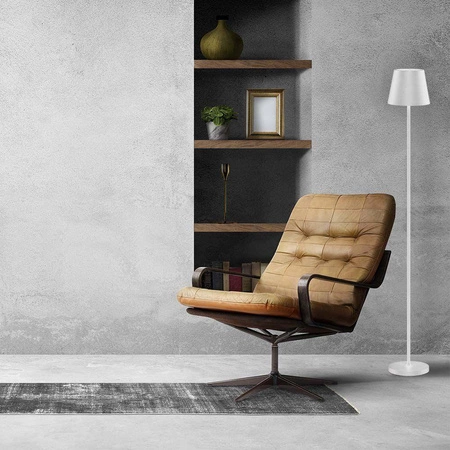 Lampa podłogowa Stage biała 4W 3000K nietuzinkowa dekoracja wnętrza konstrukcja lampy LED z możliwością regulacji wysokości