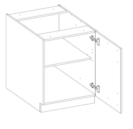 Zestaw mebli kuchennych narożny EkoWhite 300x310 cm minimalizm skandynawskiego stylu oraz modernizmu prostej formy idealny do każdego wnętrza