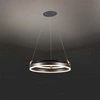 Lampa wisząca Copper 43 cm brązowa 20W 3000K oryginalna estetyka lampy z wbudowanymi diodami LED lampa wzbogacona złotymi dodatkami