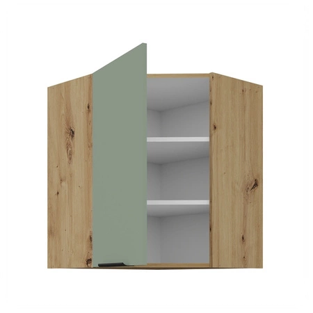 Szafka kuchenna narożna wisząca Treviso Ar 60x60 GN-72 1F odporna na uszkodzenia wykończenie frontów w technologii anti fingerprint