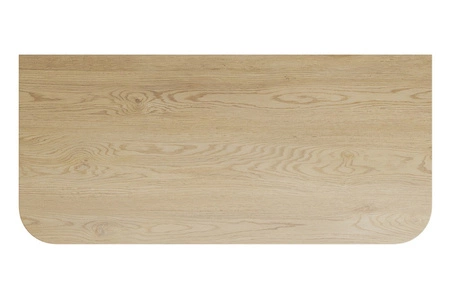 Blat do szafki łazienkowej Ovalia Cremona 100 cm dąb cremona blat z zaoblonymi krawędziami wykonany z wytrzymałej płyty MDF