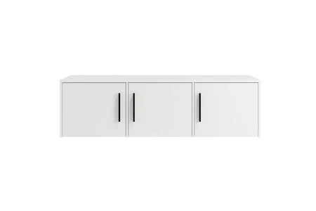 Nadstawka do szafy Maxione 150 cm biała funkcjonalna szafka powiększy miejsce do przechowywania ubrań obuwia i dodatków