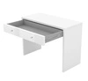 Biurko z szufladą Ivo 110 cm białe stylowe oraz funkcjonalne do biura gabinetu lub pokoju młodzieżowego