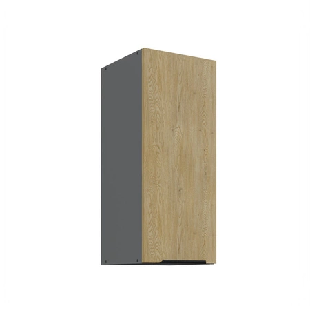 Zestaw mebli kuchennych Corsico 180 cm eleganckie szafki kuchenne o modnej i naturalnej kolorystyce idealny zestaw do małej kuchni