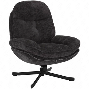 Fotel Harper czarny funkcjonalny oraz nowoczesny fotel obrotowy z metalowymi nogami komfortowy podczas wypoczynku