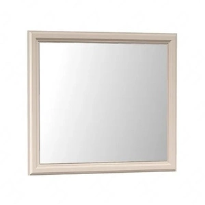 Lustro wiszące Windsor 92 cm beżowe funkcjonalny dodatek do przedpokoju lub garderoby lustro w ramie optycznie powiększy wnętrze