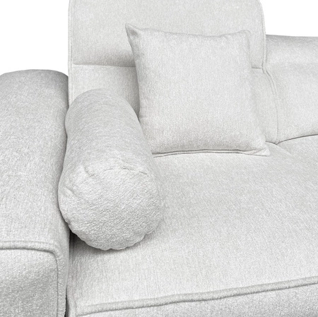 Narożnik z funkcją spania Viano IX szary prawostronny stylowy narożnik z pojemnikami na pościel idealny mebel do dużego salonu