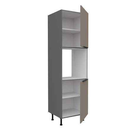 Słupek kuchenny Fiuggi Ant 60 DP-215 2F szafka do zabudowy piekarnika fronty wykonane w innowacyjnej technologii anti fingerprint