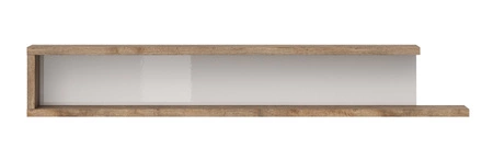 Zestaw mebli do salonu Sintra dąb samdal / biały połysk eleganckie meble o eleganckim designie bezuchwytowy system push to open