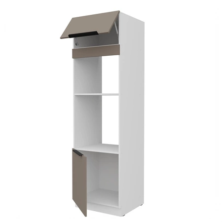 Słupek kuchenny Fiuggi Wh 60 DPM-210 2F szafka do zabudowy mikrofali i piekarnika fronty wykonane w technologii anti fingerprint