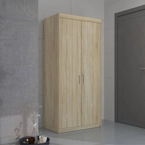 Szafa Rene 90 cm dąb sonoma jasny nowoczesny design stylowe uchwyty