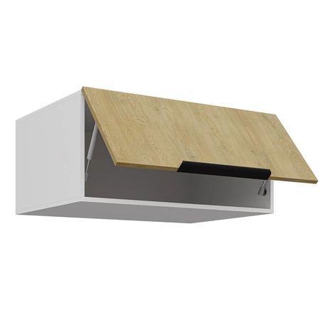 Szafka kuchenne wisząca Cremona 80 NAGU-36 1F metalowy uchwyt krawędziowy szafka kuchenna odporna na parę wodną i wysoką temperaturę