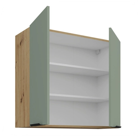 Szafka kuchenna wisząca Treviso Ar 80 G-72 2F szafka kuchenna odporna na uszkodzenia wykończenie frontów w technologii anti fingerprint