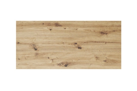 Blat do szafki łazienkowej Bella 100 cm dąb artisan wykonany z trwałych materiałów zapewnia solidność i długotrwałe użytkowanie