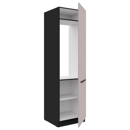 Słupek kuchenny Tarraco 60 LO-210 2F szafka do zabudowy lodówki metalowe uchwyty szafka odporna na działanie wilgoci i uszkodzenia