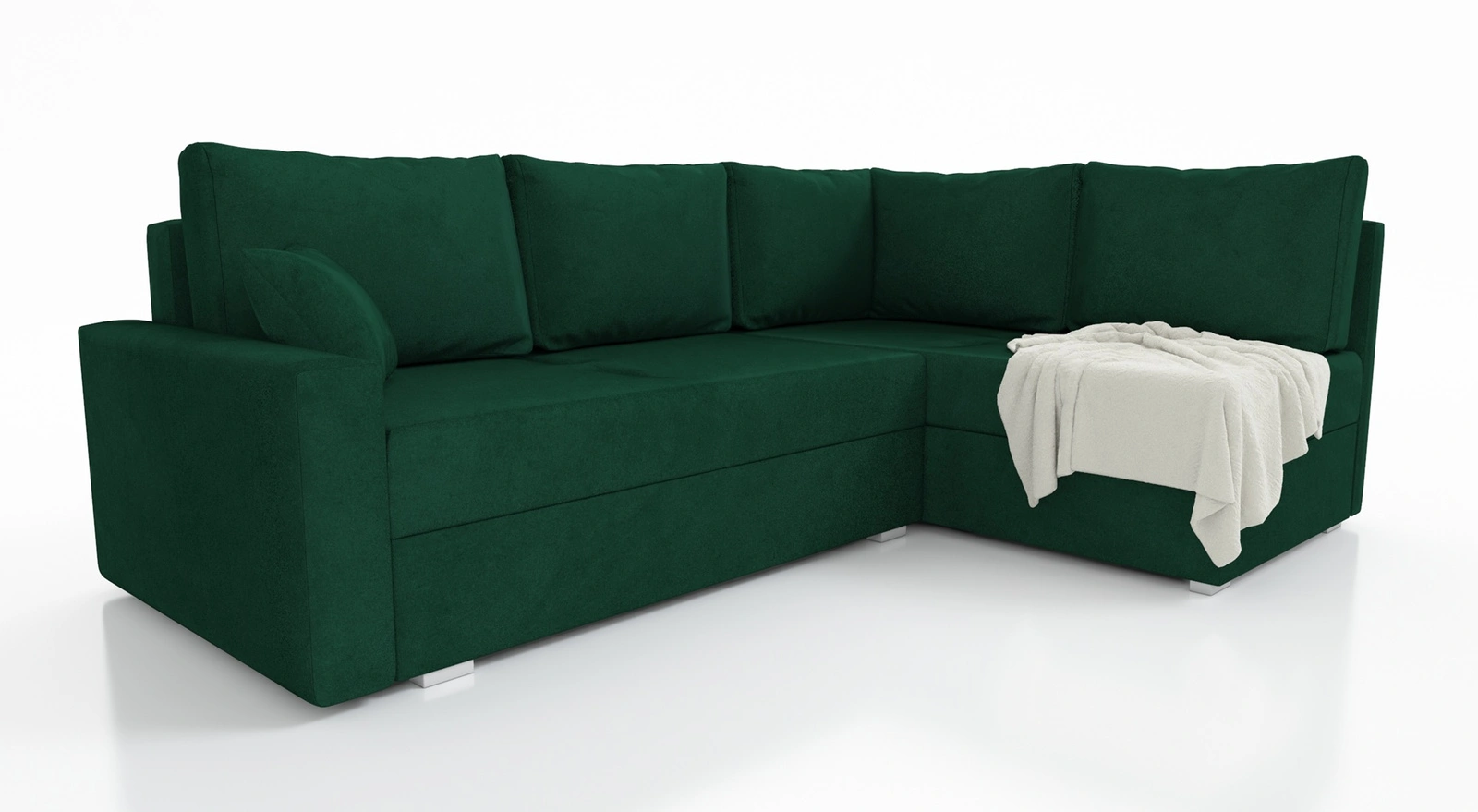 Narożnik z funkcją spania Nofi Narożniki do salonu Nowoczesne narożniki rozkładane do pokoju dziennego