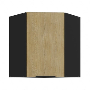 Szafka kuchenna narożna wisząca Crotone 60x60 GN-72 1F metalowy uchwyt krawędziowy szafka odporna na działanie wilgoci i uszkodzenia