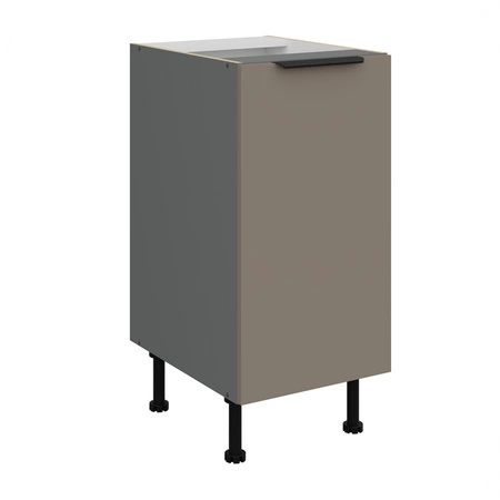 Szafka kuchenna stojąca z półką Fiuggi Ant 40 D 1F BB szafka odporna na uszkodzenia wykończenie frontów w technologii anti fingerprint