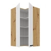 Szafka kuchenna narożna wisząca Luis 60x60 GN-108 2F szafka odporna na parę wodną wysoką temperaturę i rozlaną ciecz