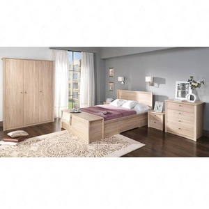 Zestaw mebli do sypialni Finezja dąb sonoma jasny klasyczny design, funkcjonalny i komfortowy zachwyci miłośników klasycznych wnętrz