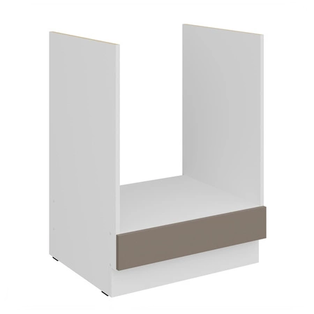 Zestaw mebli kuchennych narożny Fiuggi Wh 290x230 cm stylowe szafki kuchenne z frontami wykonanymi w technologii anti fingerprint