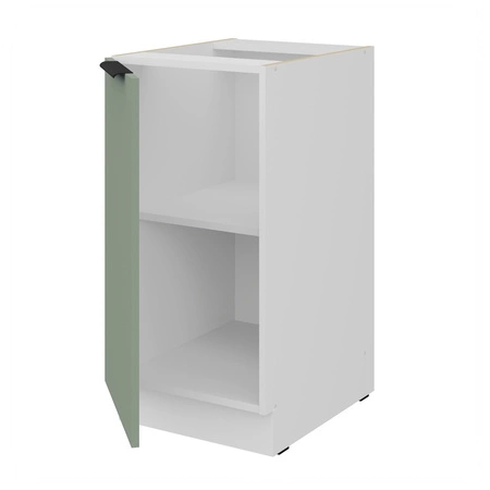 Zestaw mebli kuchennych narożny Treviso Wh 290x230 cm stylowe szafki kuchenne z frontami wykonanymi w technologii anti fingerprint