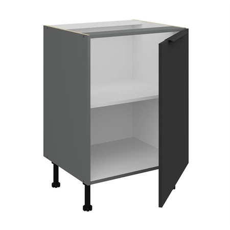 Zestaw mebli kuchennych Alatri Ant 300 cm stylowe szafki kuchenne z frontami wykonanymi w technologii anti fingerprint metalowe uchwyty