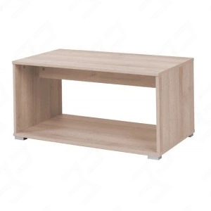 Stolik kawowy Simple dąb sonoma funkcjonalny mebel do pokoju młodzieżowego salonu lub biura