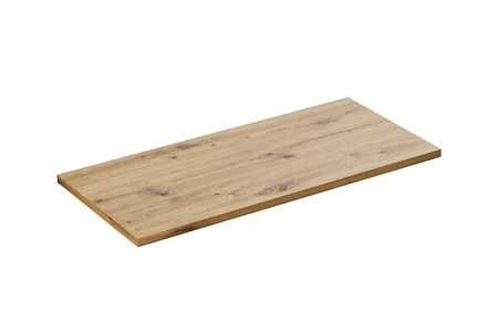 Blat do szafki łazienkowej Bella 100 cm dąb artisan wykonany z trwałych materiałów zapewnia solidność i długotrwałe użytkowanie