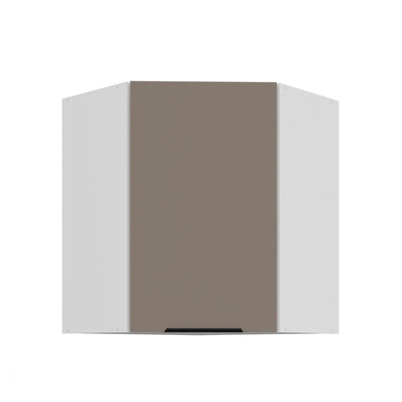 Szafka kuchenna narożna wisząca Fiuggi Wh 60x60 GN-72 1F odporna na uszkodzenia wykończenie frontów w technologii anti fingerprint