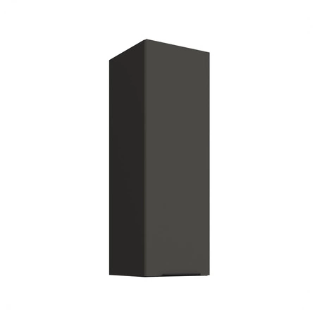 Zestaw mebli kuchennych Aversa Bl 390 cm stylowe szafki kuchenne z frontami wykonanymi w technologii anti fingerprint metalowe uchwyty