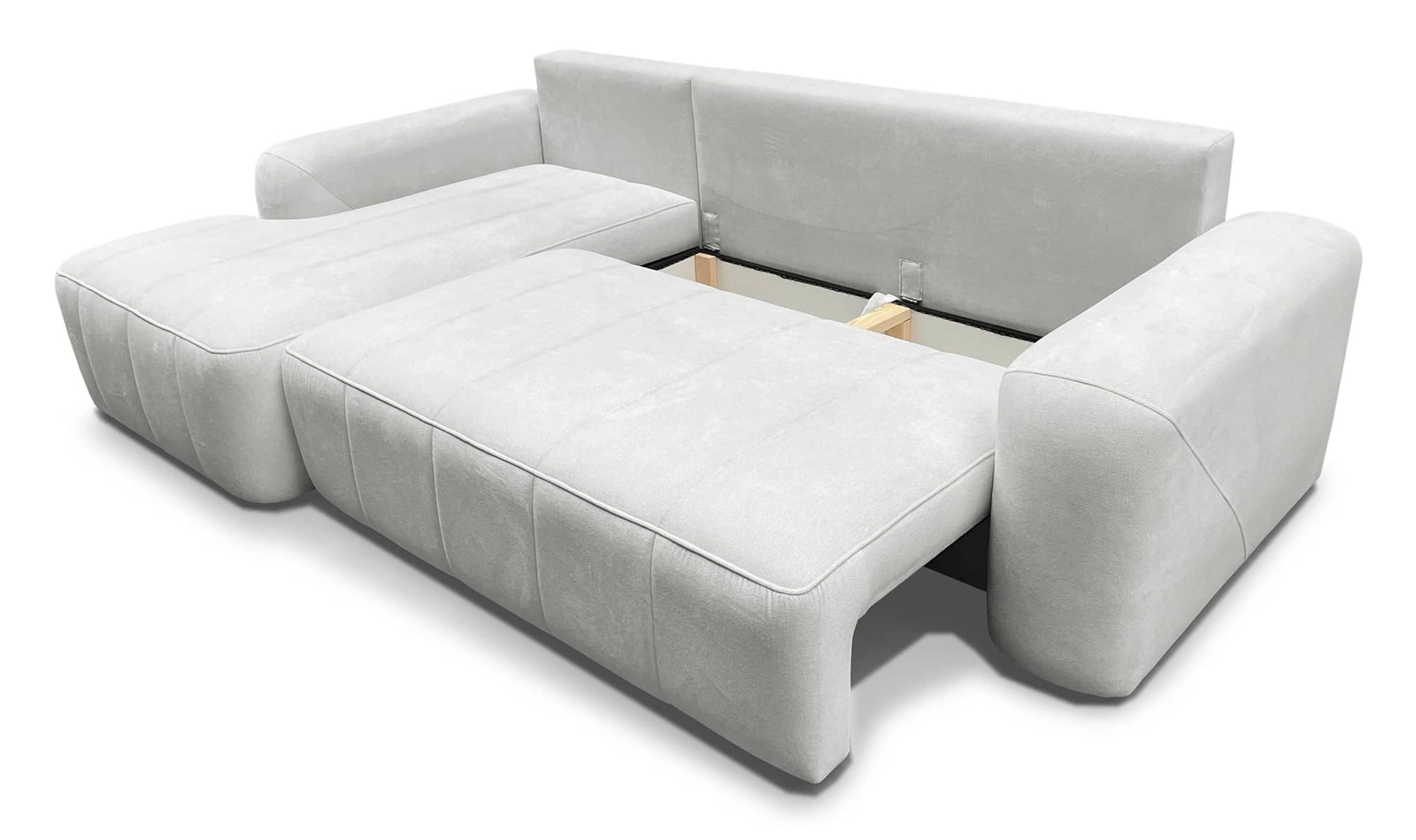 Narożnik z pojemnikiem na pościel Narożnik z funkcją spania