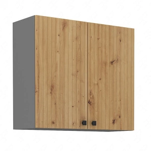 Szafka kuchenna wisząca Antri 80 G-72 2F lamelowe fronty szafka odporna na działanie wilgoci i uszkodzenia