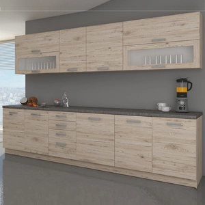 Zestaw mebli kuchennych Borno II 260 cm niepowtarzalny styl szafek dopasuje się do wnętrza każdej kuchni