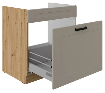 Szafka kuchenna pod zlewozmywak z szufladą Linosa 80 ZL 1S BB szafka odporna na parę wodną rozlaną ciecz I wysoką temperaturę