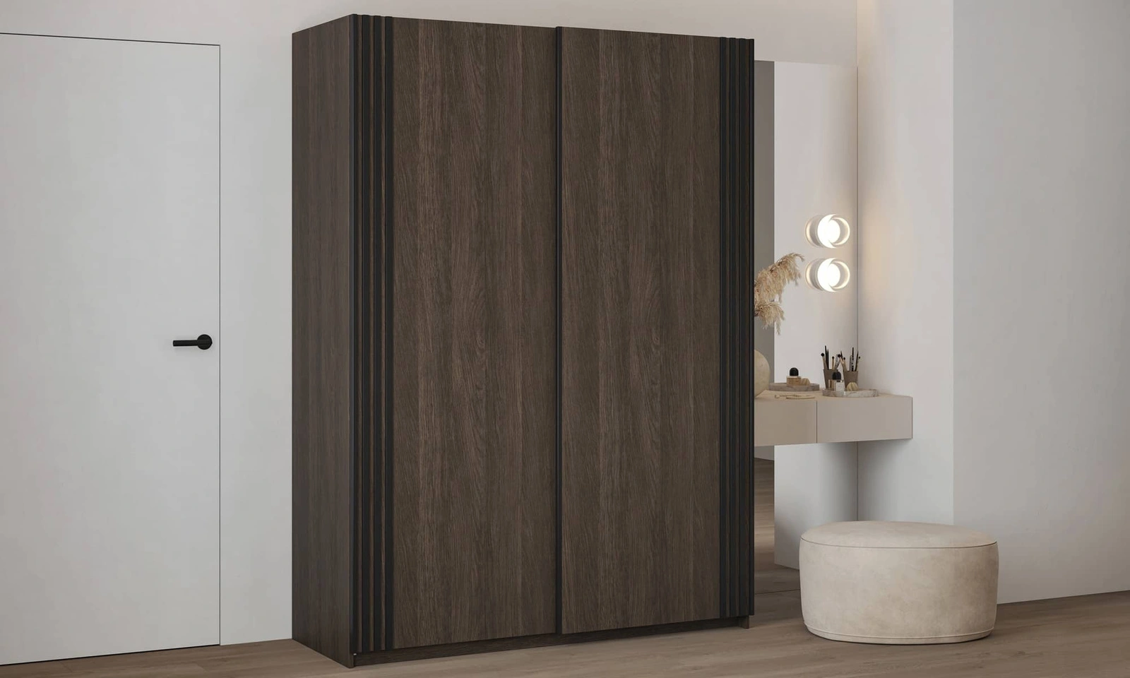 Szafa przesuwna Niva 150 cm w kolorze dąb dunin