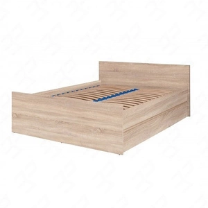 Łóżko Simple 140x200 cm dąb sonoma funkcjonalny mebel do sypialni lub pokoju młodzieżowego