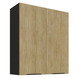 Szafka kuchenna wisząca Crotone 80 G-90 2F metalowe uchwyty krawędziowe szafka odporna na działanie wilgoci i uszkodzenia