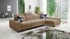 Narożnik z funkcją spania Buffalo XII ciemny beżowy prawostronny stylowy i funkcjonalny narożnik rozkładany z pojemnikiem na pościel
