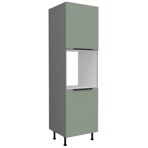 Słupek kuchenny Treviso Ant 60 DP-215 2F szafka do zabudowy piekarnika fronty wykonane w innowacyjnej technologii anti fingerprint