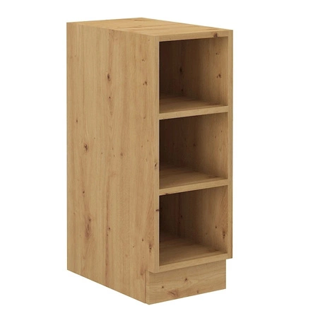 Zestaw mebli kuchennych Treviso Ar 370 cm stylowe szafki kuchenne z frontami wykonanymi w technologii anti fingerprint metalowe uchwyty