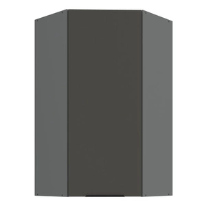 Szafka kuchenna narożna wisząca Aversa Ant 60x60 GN-108 1F odporna na uszkodzenia wykończenie frontów w technologii anti fingerprint