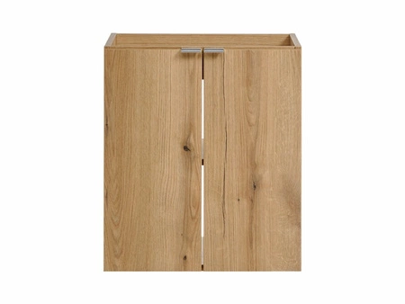 Szafka pod umywalkę Nova 50 cm dąb coast evoke nowoczesny design szafka odporna na działanie wilgoci metalowe uchwyty krawędziowe