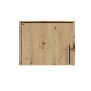 Nadstawka do szafy Caspe 50 cm dąb artisan nowoczesny design wykończenie ABS oraz czarne uchwyty